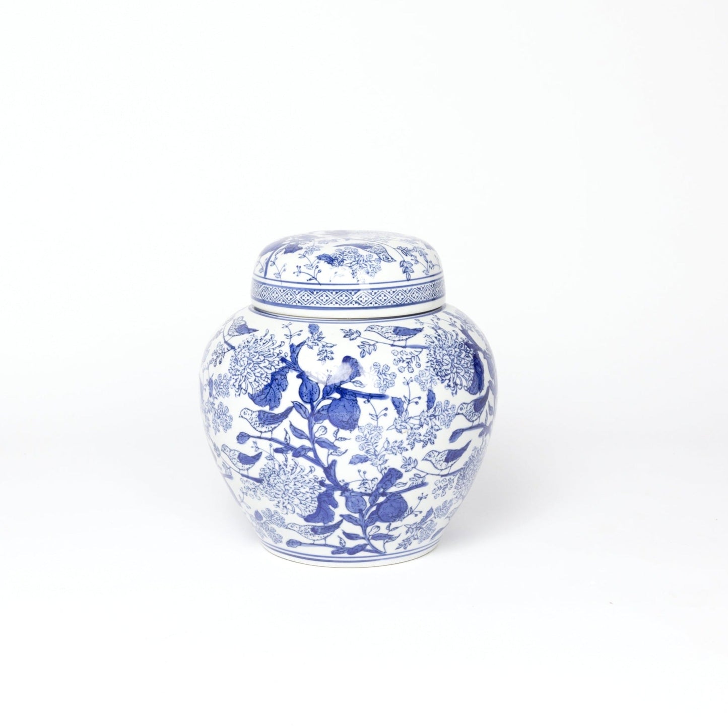 Delft Blue Porcelain Jar - Large
