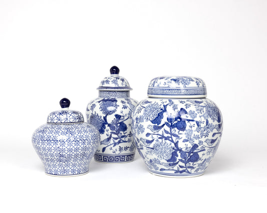 Delft Blue Porcelain Jar - Small