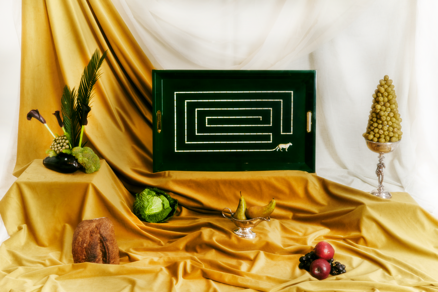 "Casati" Handmade Lacquered Tray