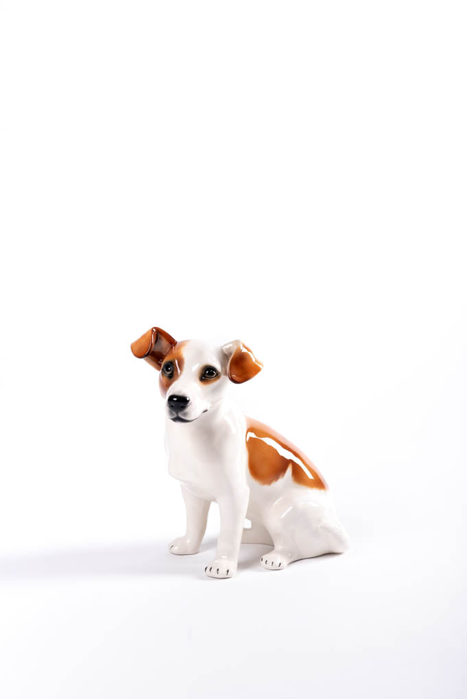 Handmade Ceramic Jack Russell Figurines - Set of 3