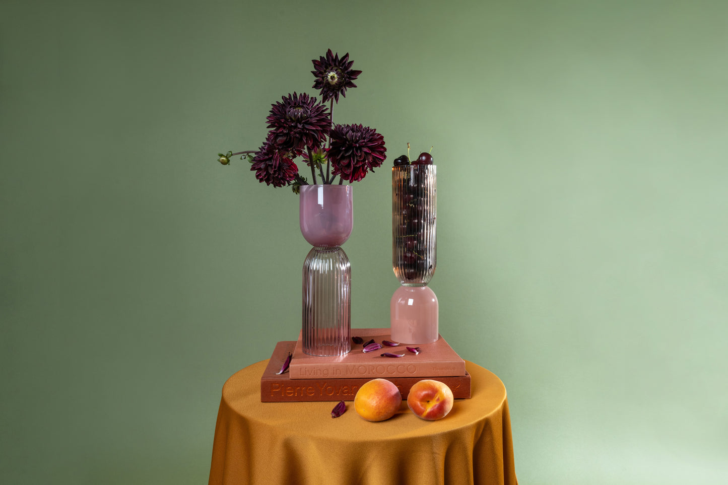 Versatile Orange Glass Vase