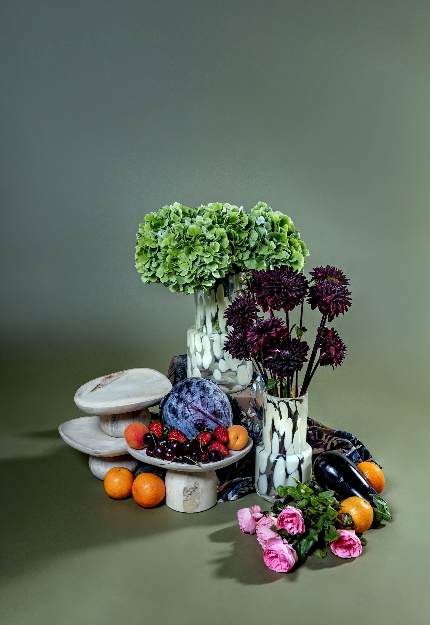 Wooden Cake Stand - Short