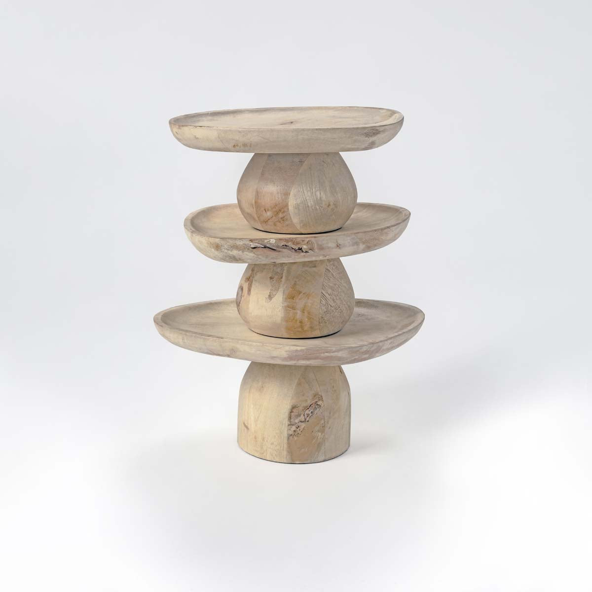 Wooden Cake Stand - Short