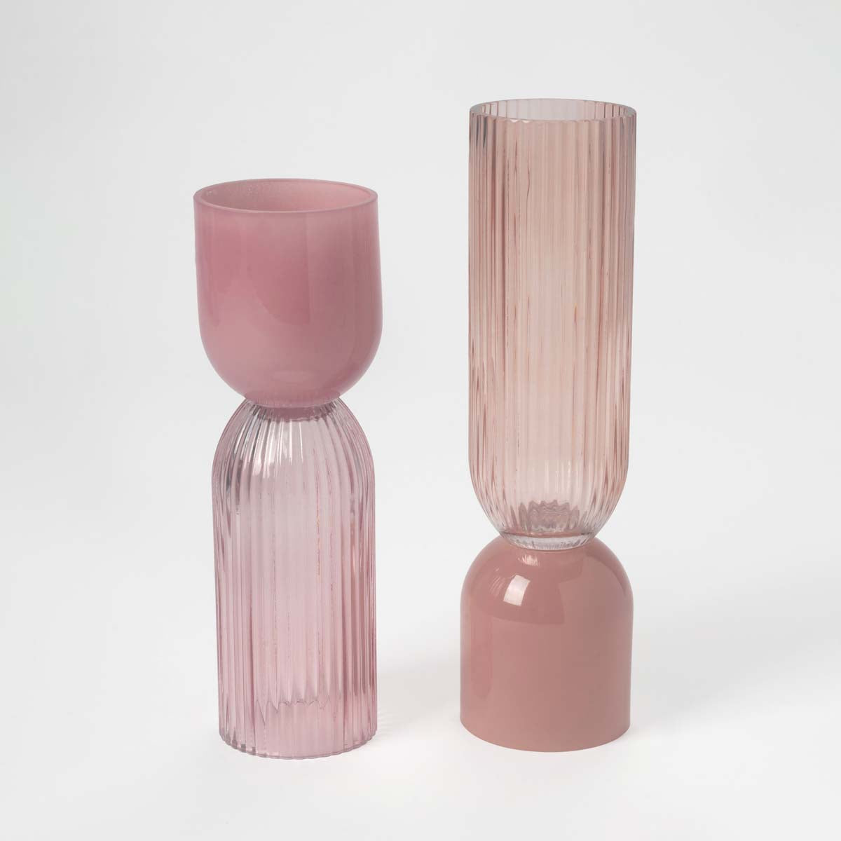 Versatile Pink Glass Vase