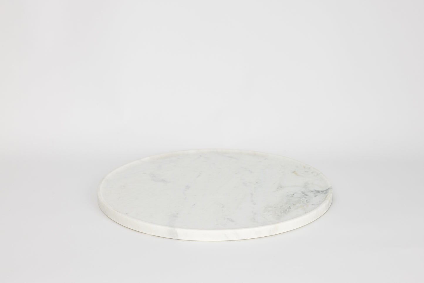 Solid Natural Carrara Marble Tray - Large