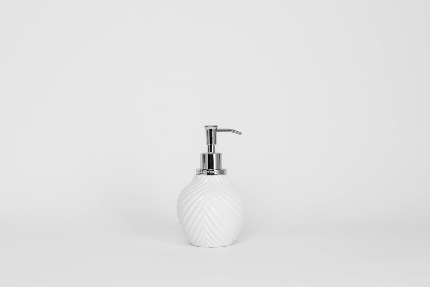 White Ceramic Bathroom Accessory - Soap Dispenser