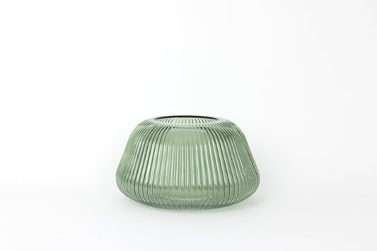 Sage Green Glass Vase - Medium