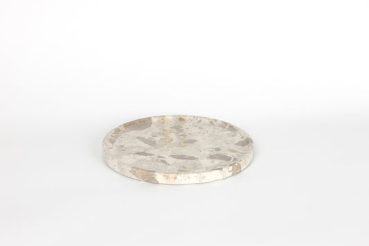 Solid Natural Travertine Marble Tray - Small