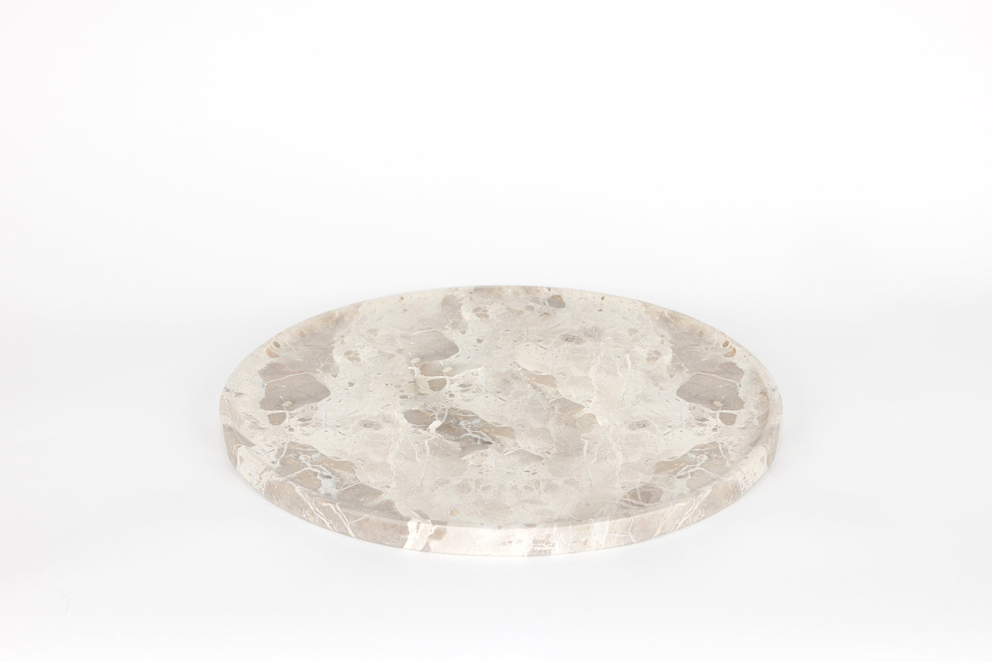 Solid Natural Travertine Marble Tray - Large