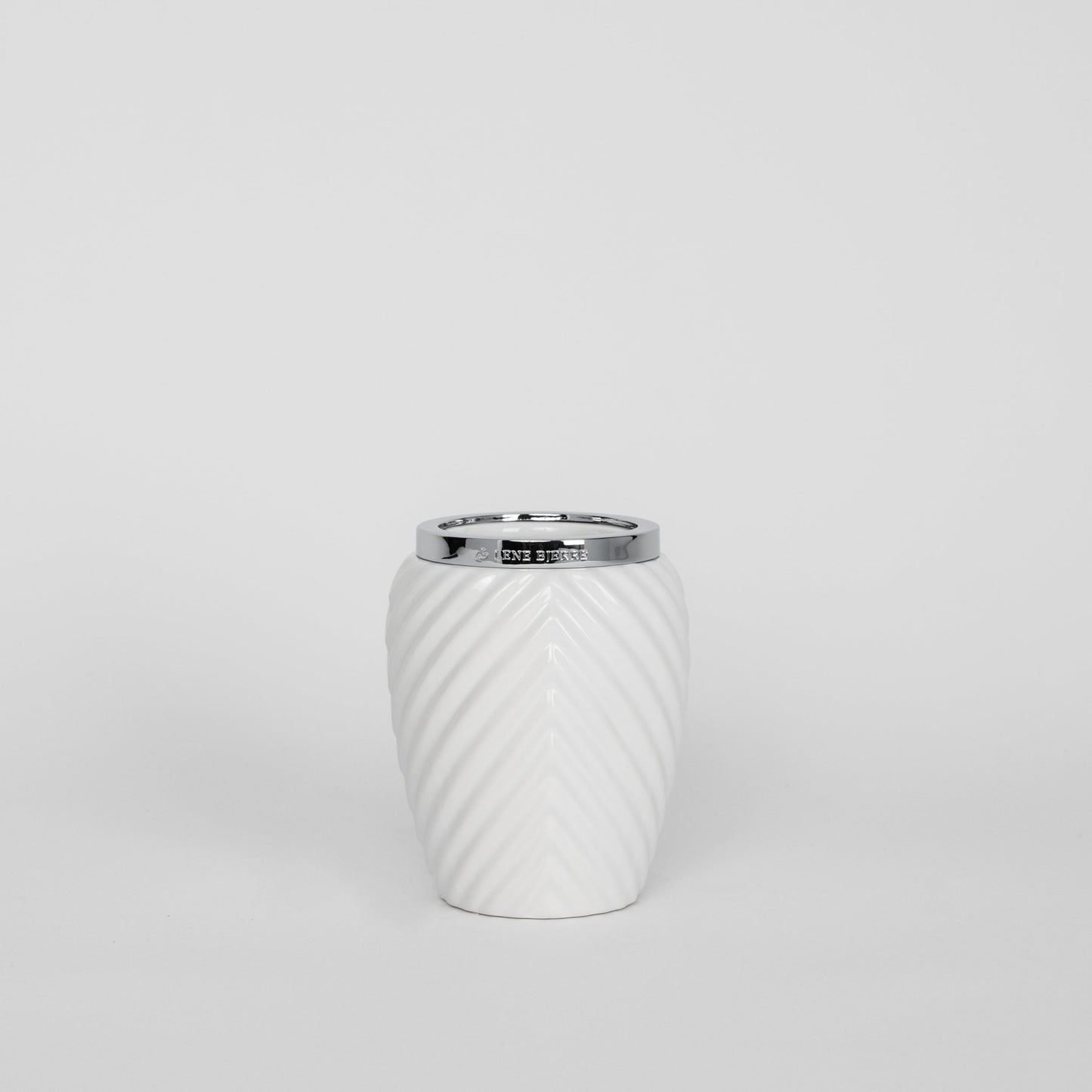 White Ceramic Bathroom Accessory - Tumbler