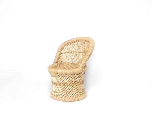 Baby Chair in Bamboo and Natural Rope