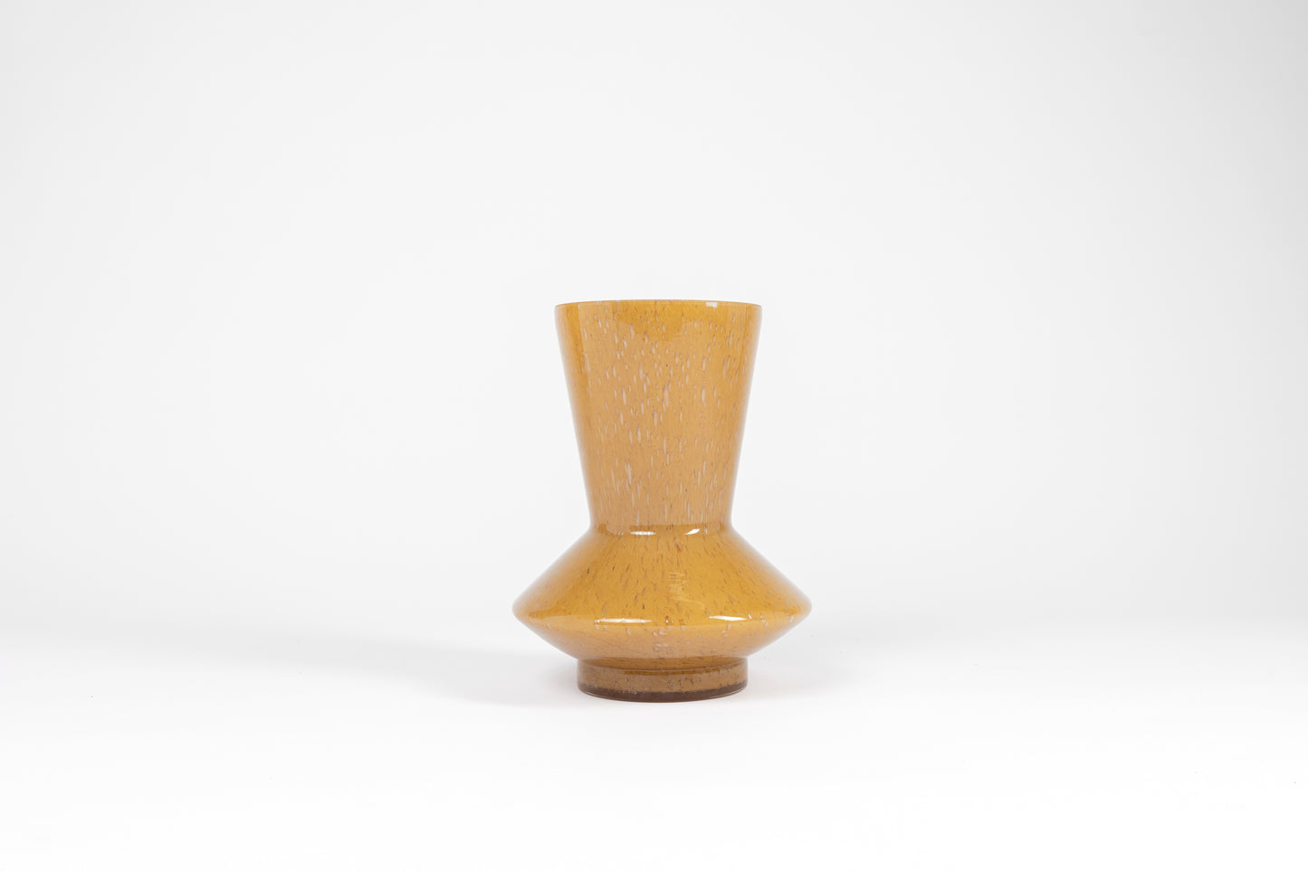 Ochre Glass Vase - Medium