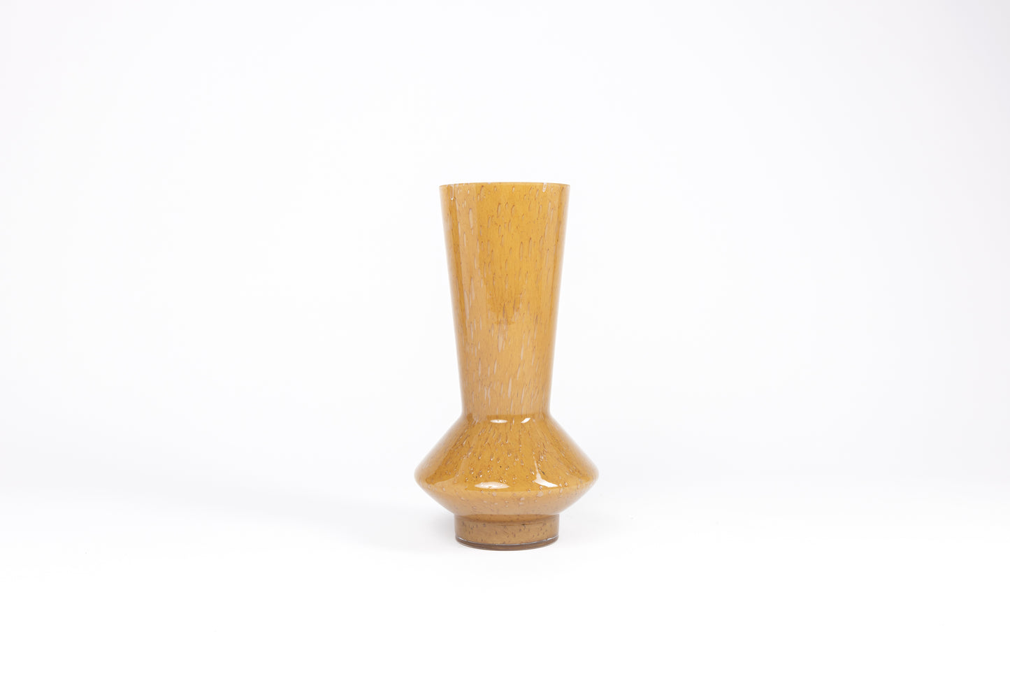 Ochre Glass Vase - Tall