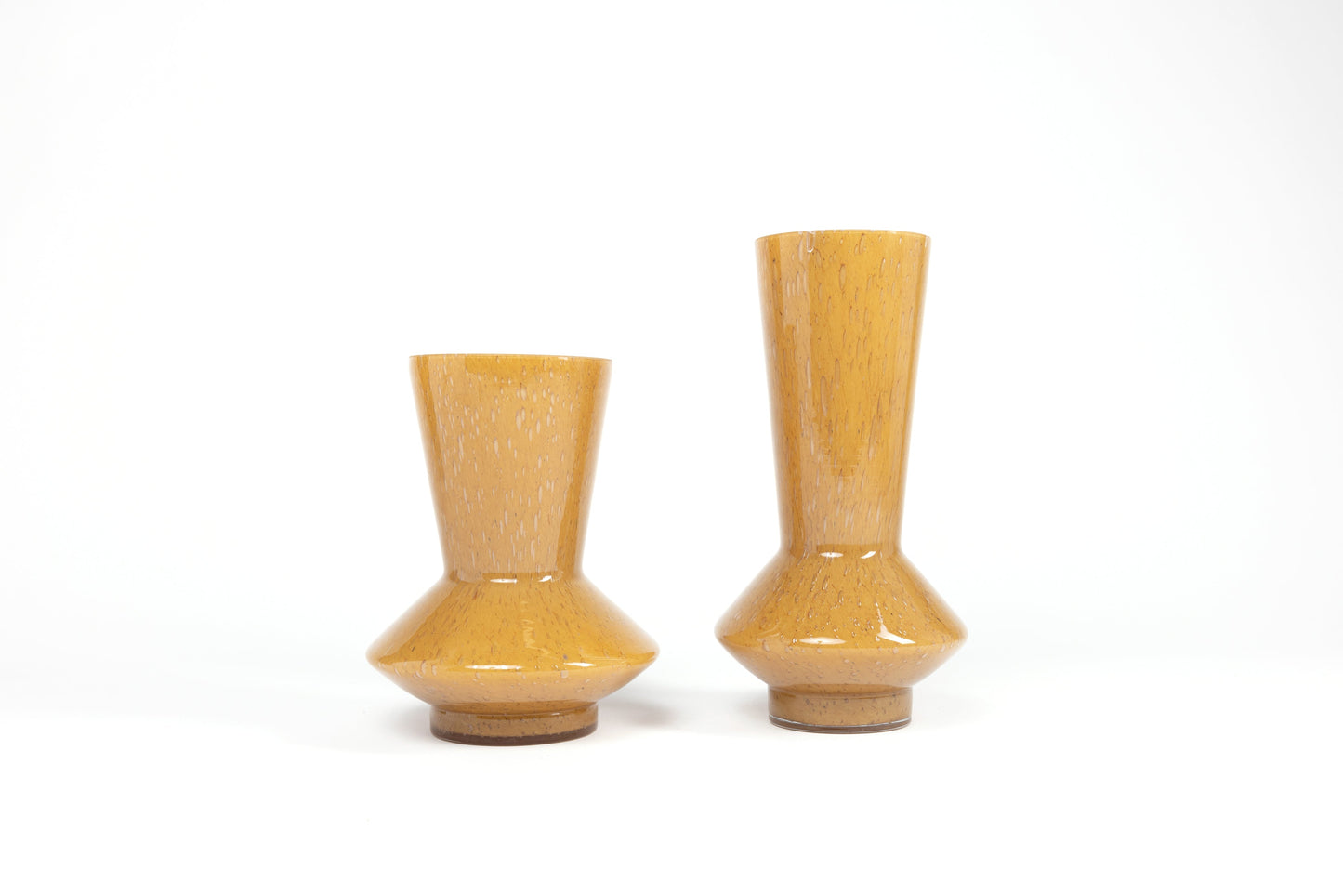 Ochre Glass Vase - Tall