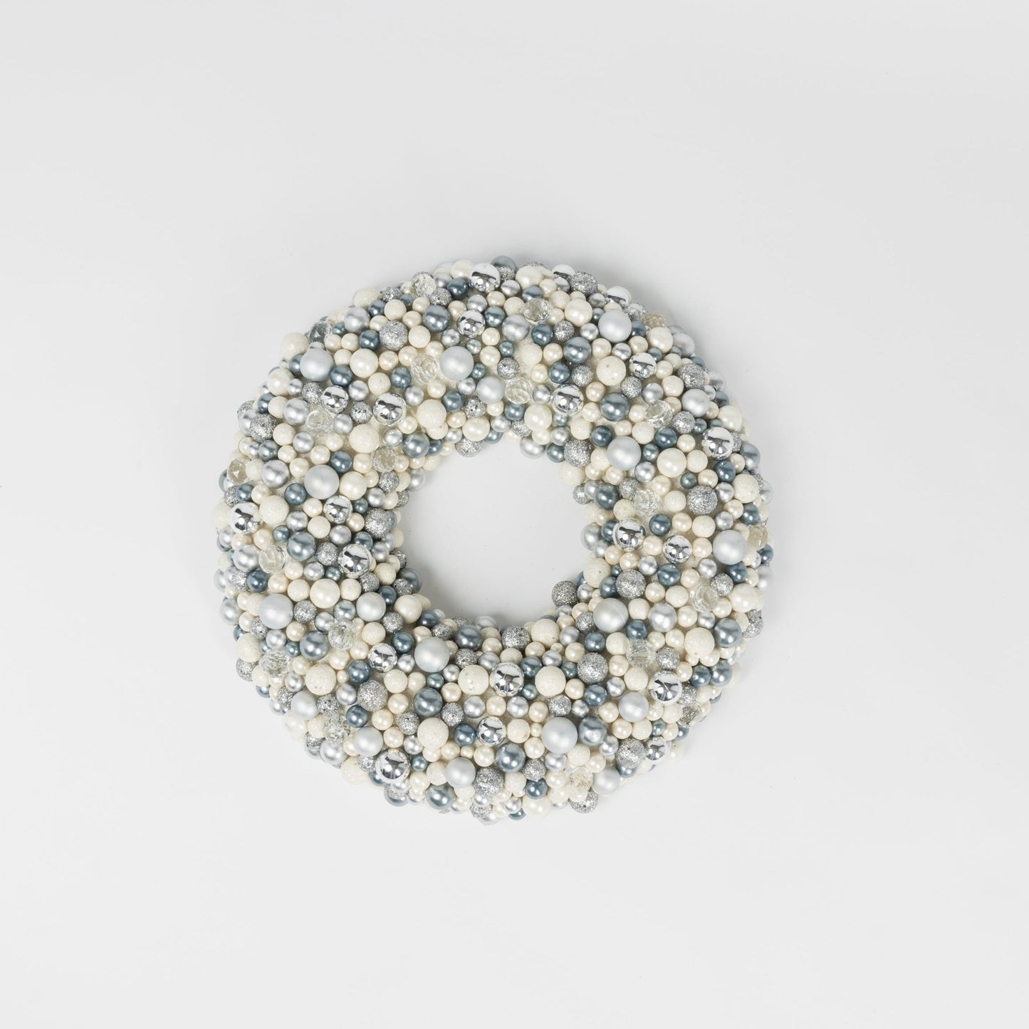 Silver Baubles Wreath