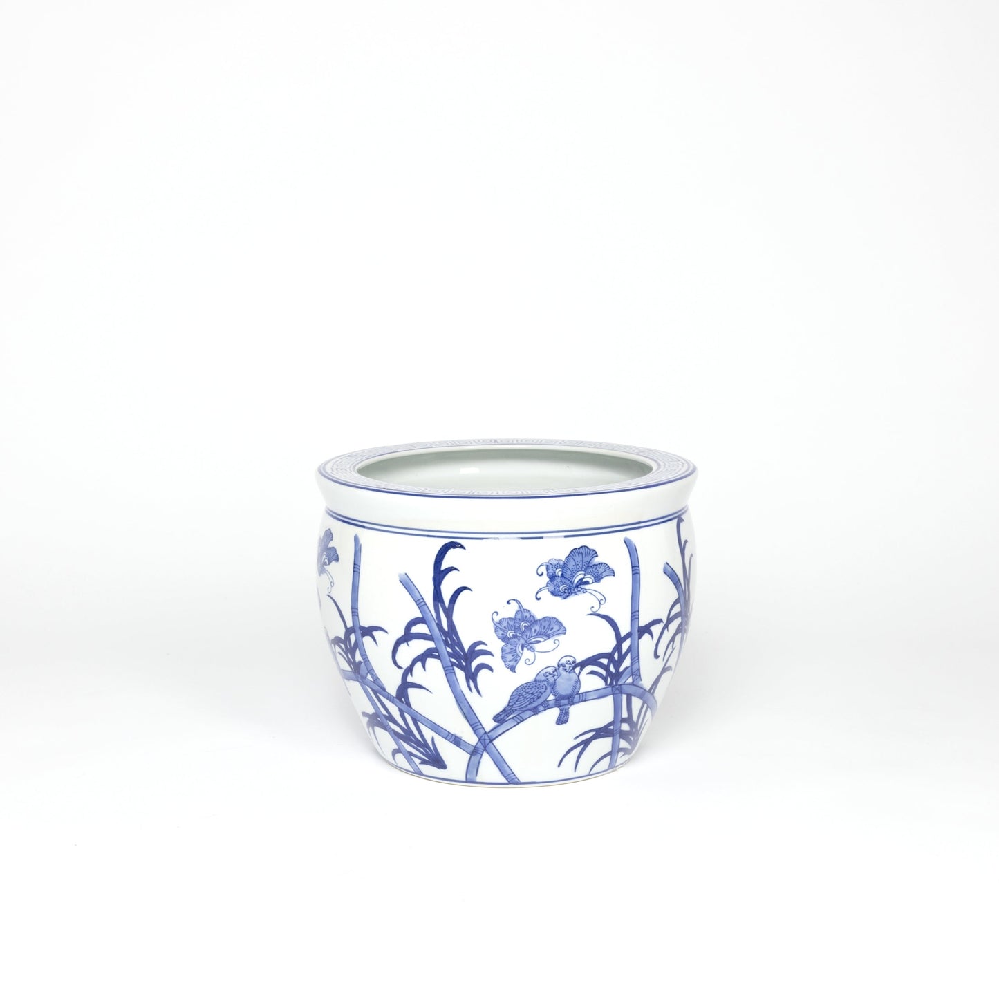 Delft Blue Porcelain Planter - Set of Two