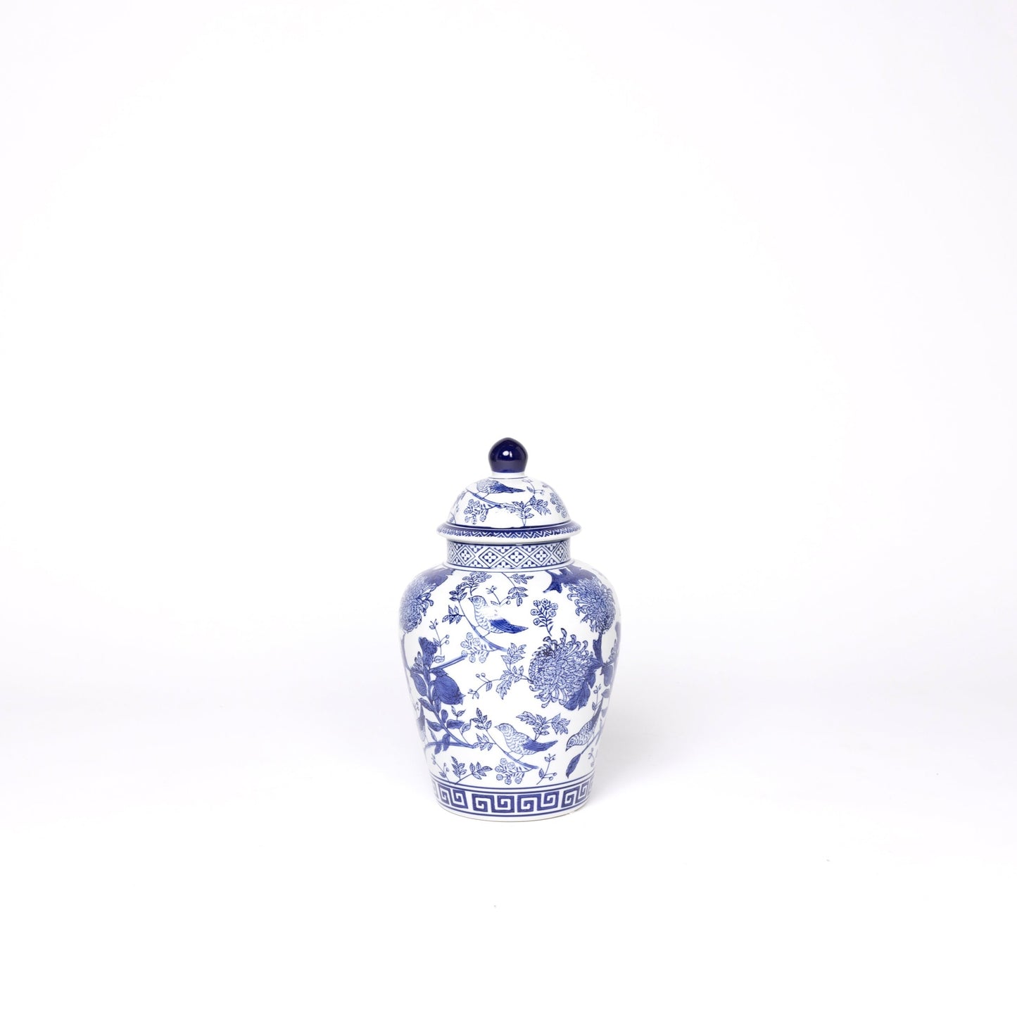 Delft Blue Porcelain Jar - Medium