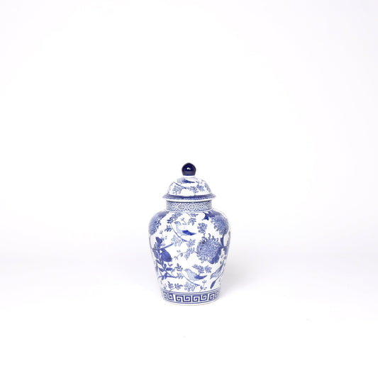 Delft Blue Porcelain Jar - Medium