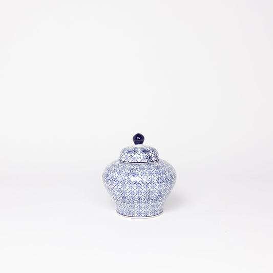 Delft Blue Porcelain Jar - Small