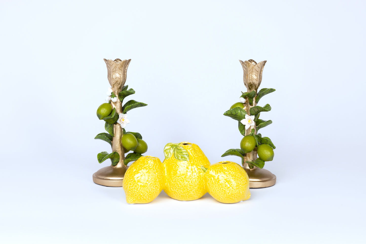 Polyresin Persian Lime Candle Stick