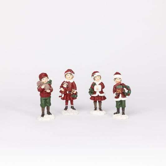 Figures "Weihnachtskinder" - Set of 4