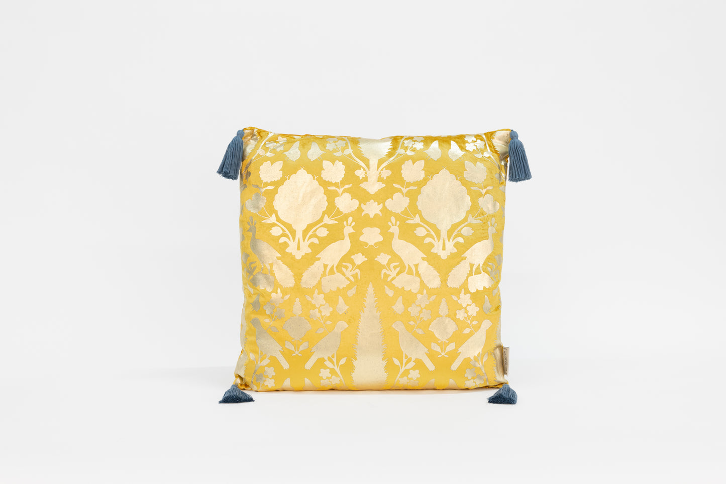 Ochre Velvet Cushion