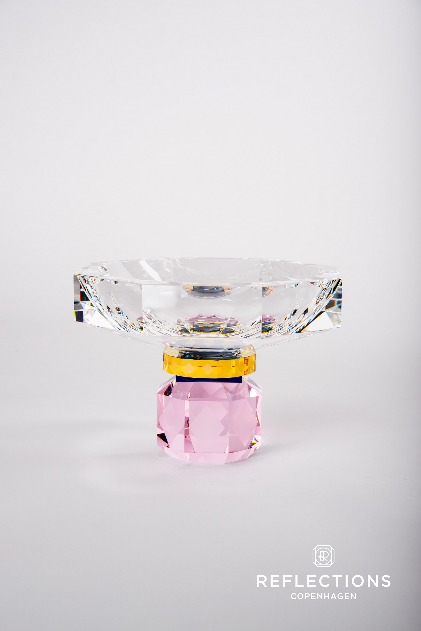 Arizona Rose/Cobalt/Yellow/Clear Bowl