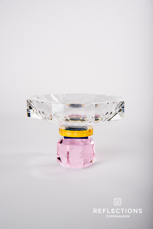 Arizona Rose/Cobalt/Yellow/Clear Bowl