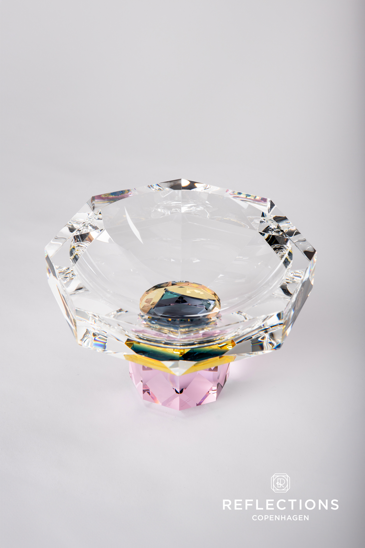 Arizona Rose/Cobalt/Yellow/Clear Bowl