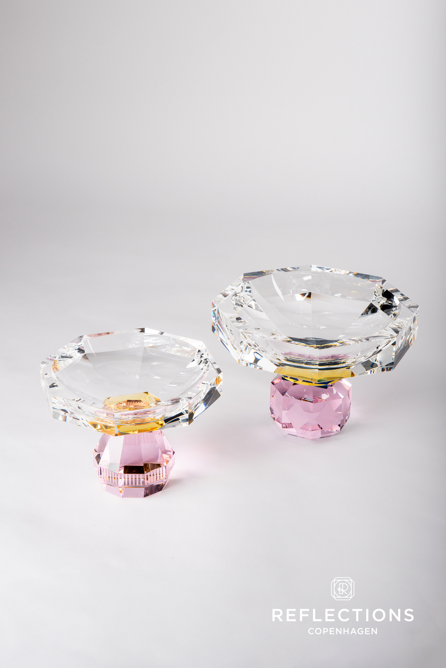 Arizona Rose/Cobalt/Yellow/Clear Bowl
