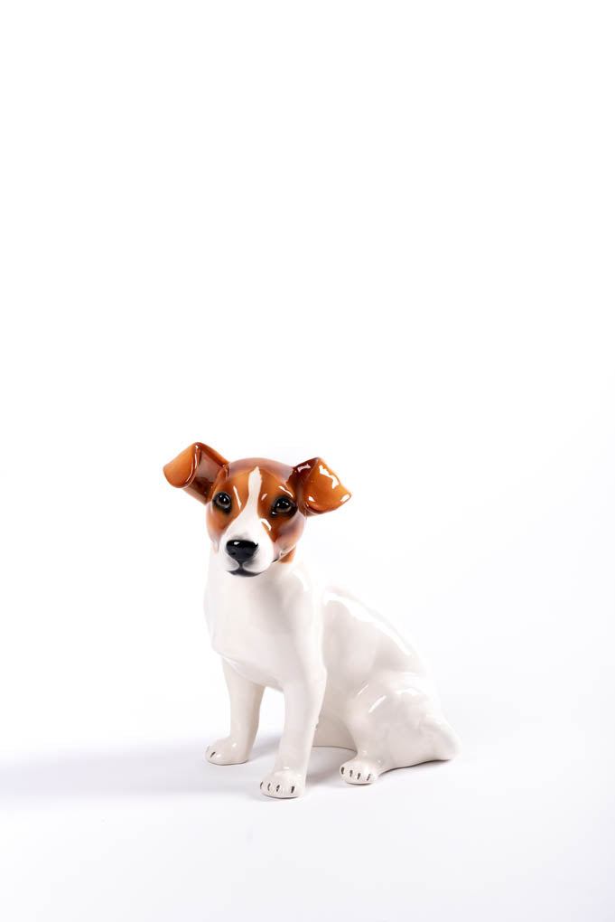Handmade Ceramic Jack Russell Figurines - Set of 3