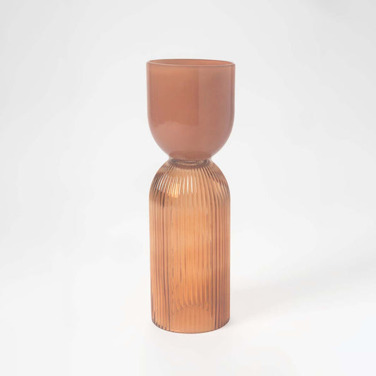 Versatile Orange Glass Vase